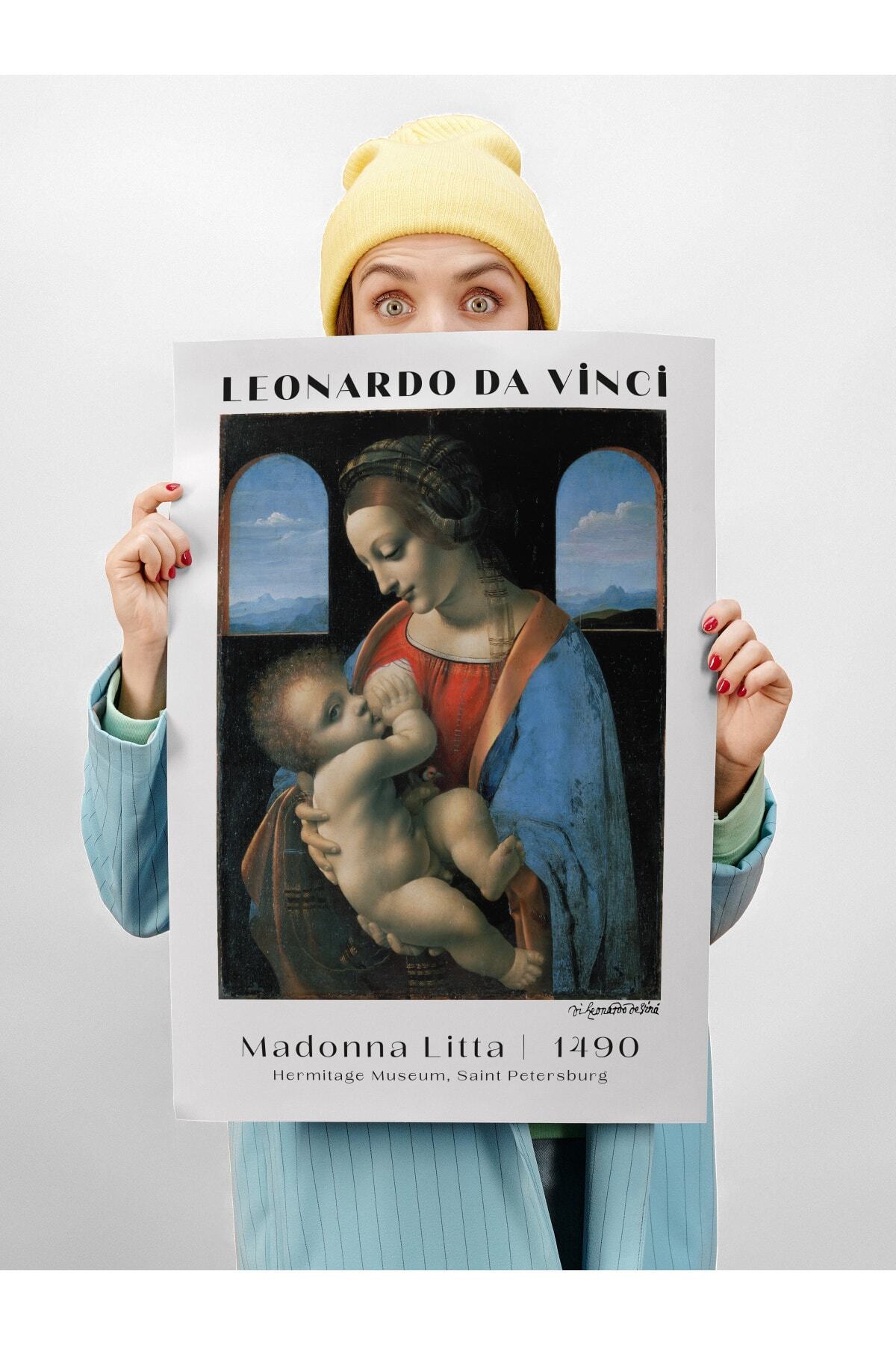 Leonardo Da Vinci Duvar Posteri - Duvar Dekoru - Sanat Serisi Posterleri - Kalın Kağıt - Çerçevesiz
