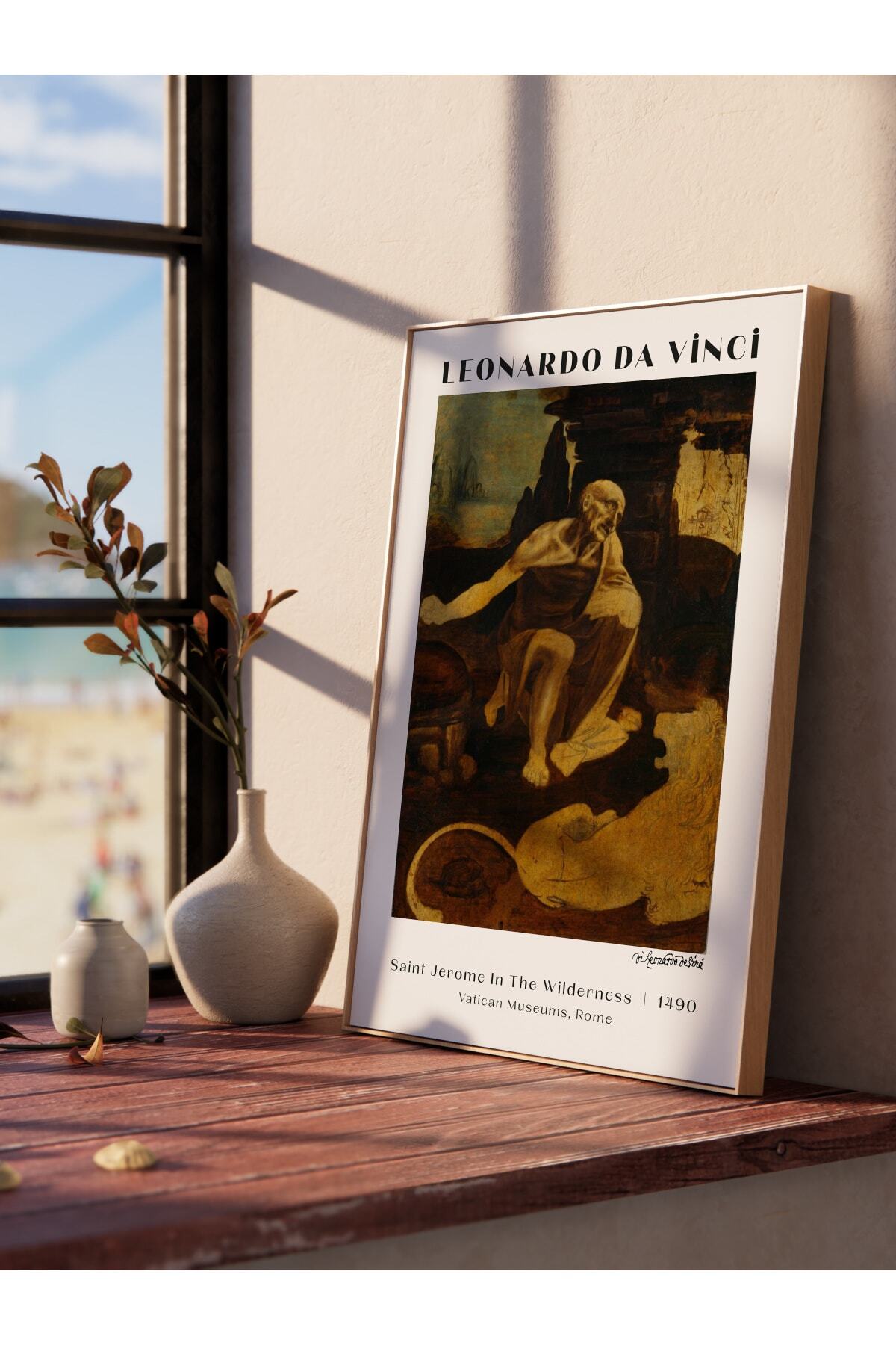 Leonardo Da Vinci Duvar Posteri - Duvar Dekoru - Sanat Serisi Posterleri - Kalın Kağıt - Çerçevesiz