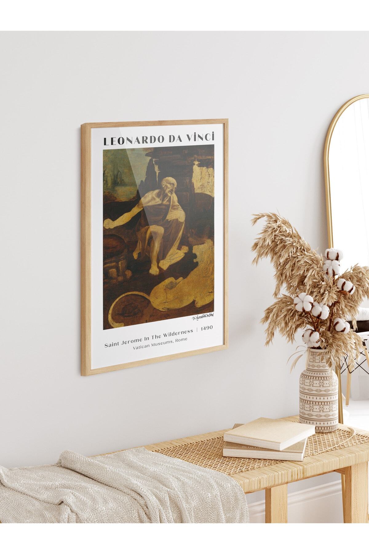 Leonardo Da Vinci Duvar Posteri - Duvar Dekoru - Sanat Serisi Posterleri - Kalın Kağıt - Çerçevesiz