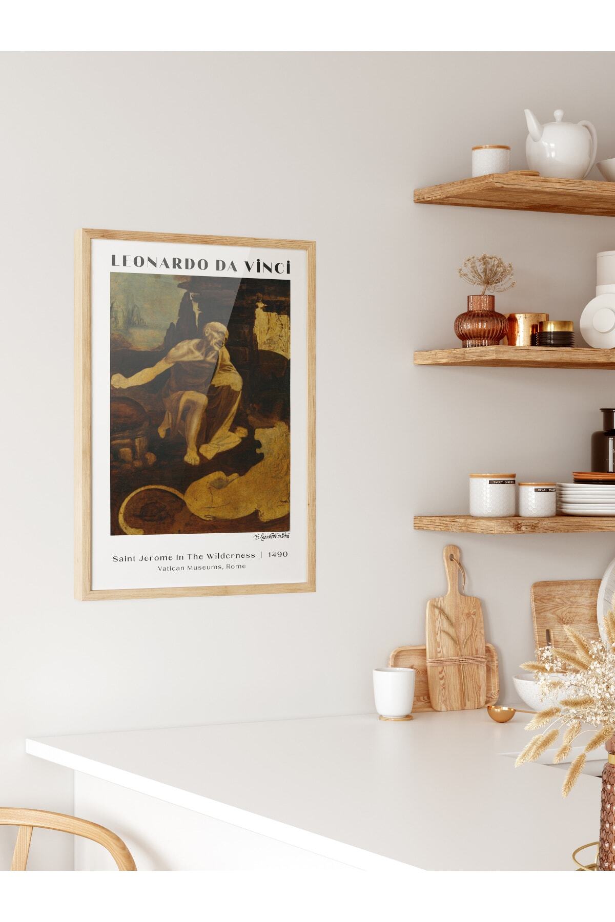 Leonardo Da Vinci Duvar Posteri - Duvar Dekoru - Sanat Serisi Posterleri - Kalın Kağıt - Çerçevesiz