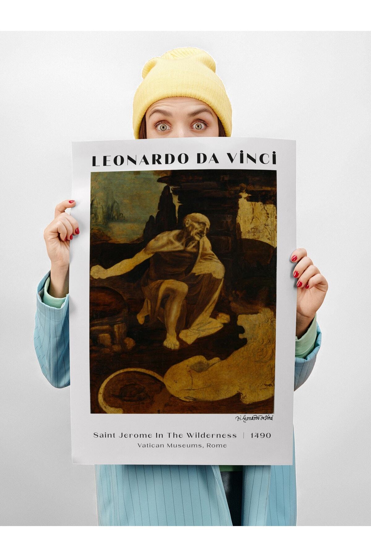 Leonardo Da Vinci Duvar Posteri - Duvar Dekoru - Sanat Serisi Posterleri - Kalın Kağıt - Çerçevesiz