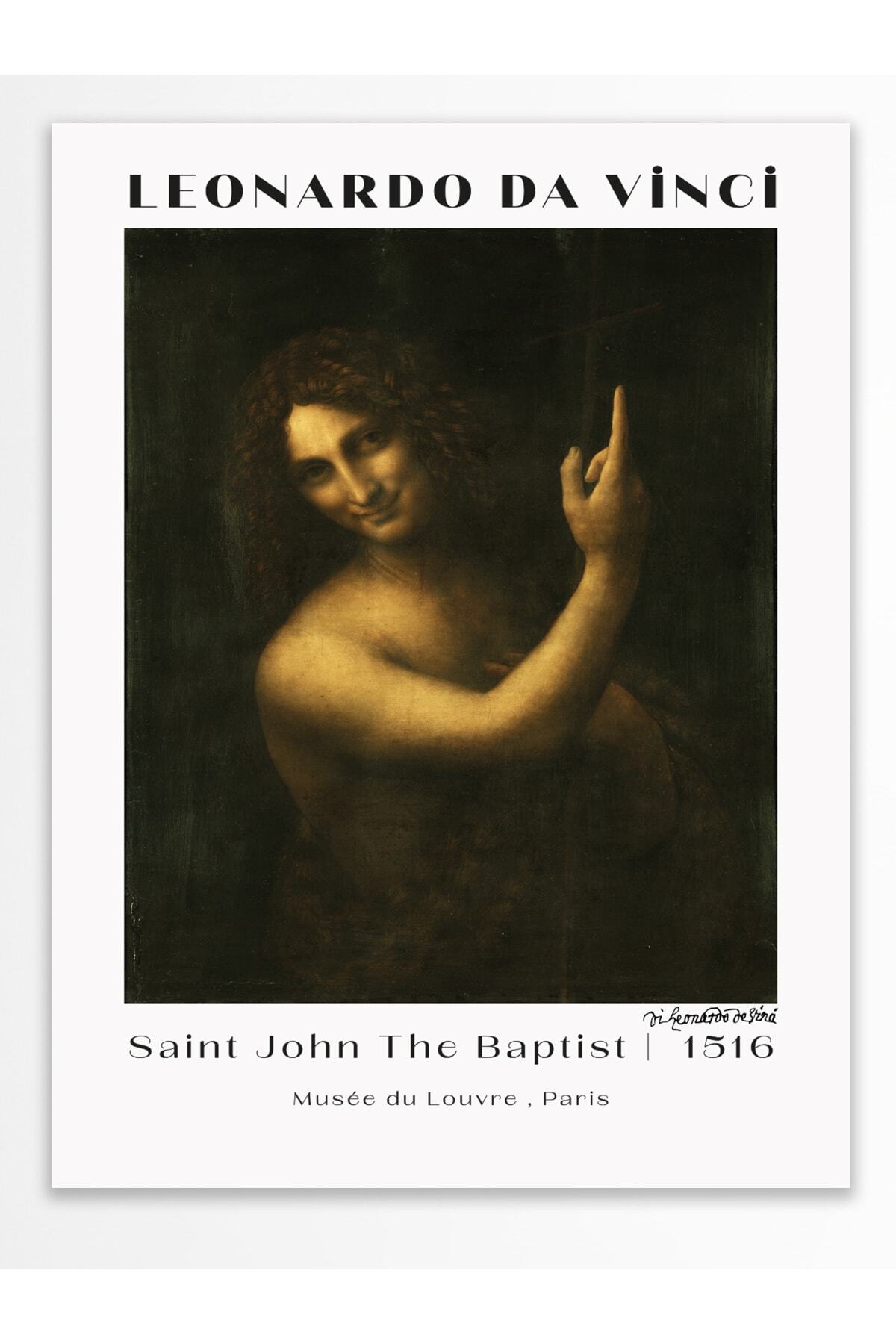 Leonardo Da Vinci Duvar Posteri - Duvar Dekoru - Sanat Serisi Posterleri - Kalın Kağıt - Çerçevesiz