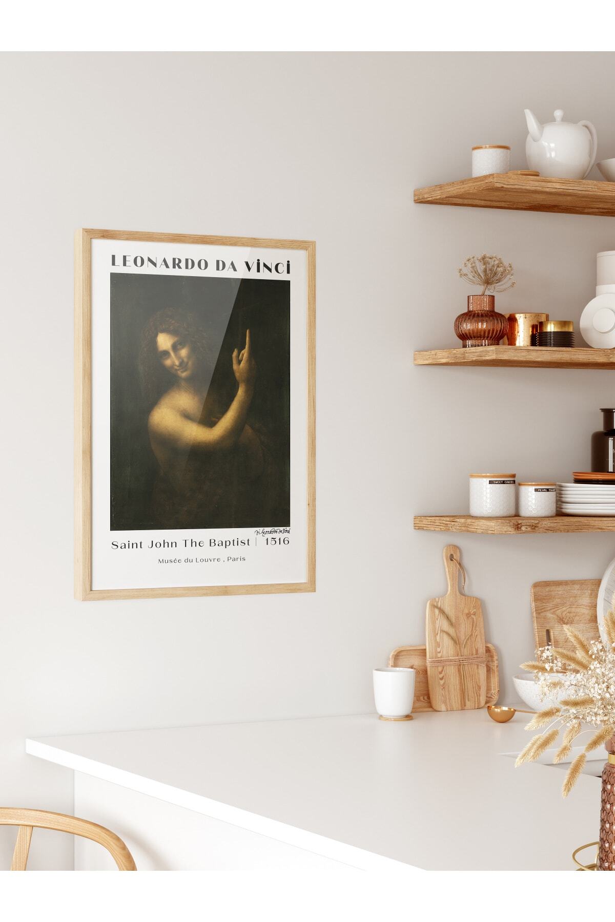 Leonardo Da Vinci Duvar Posteri - Duvar Dekoru - Sanat Serisi Posterleri - Kalın Kağıt - Çerçevesiz