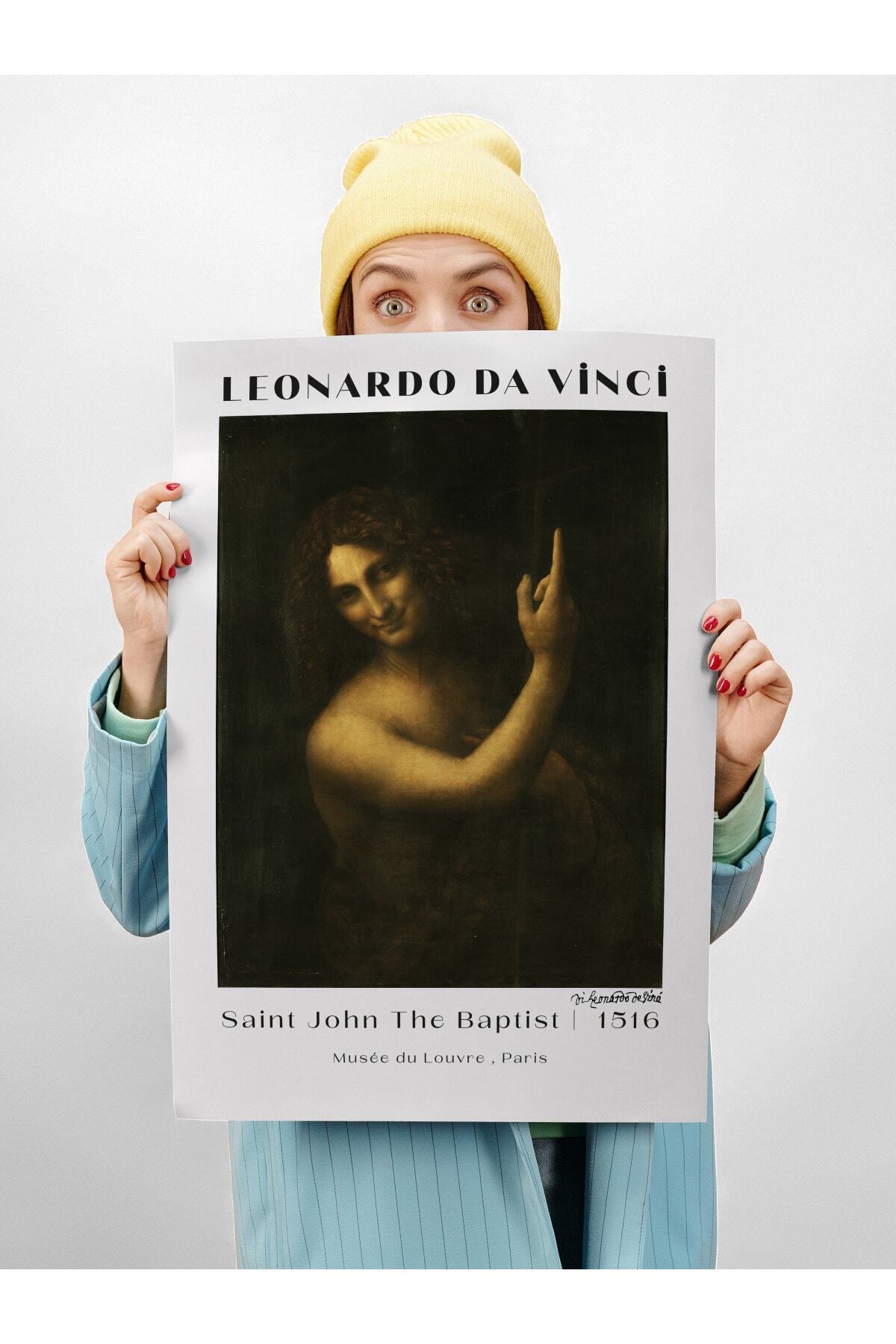 Leonardo Da Vinci Duvar Posteri - Duvar Dekoru - Sanat Serisi Posterleri - Kalın Kağıt - Çerçevesiz