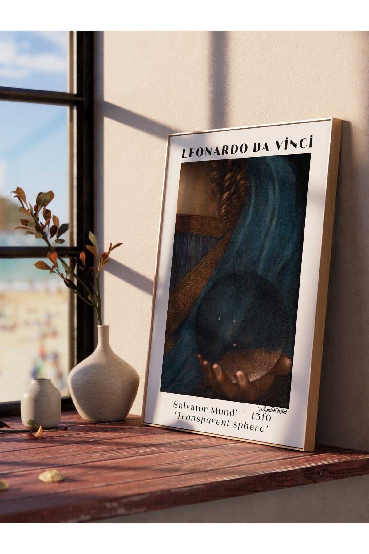 Leonardo Da Vinci Duvar Posteri - Duvar Dekoru - Sanat Serisi Posterleri - Kalın Kağıt - Çerçevesiz