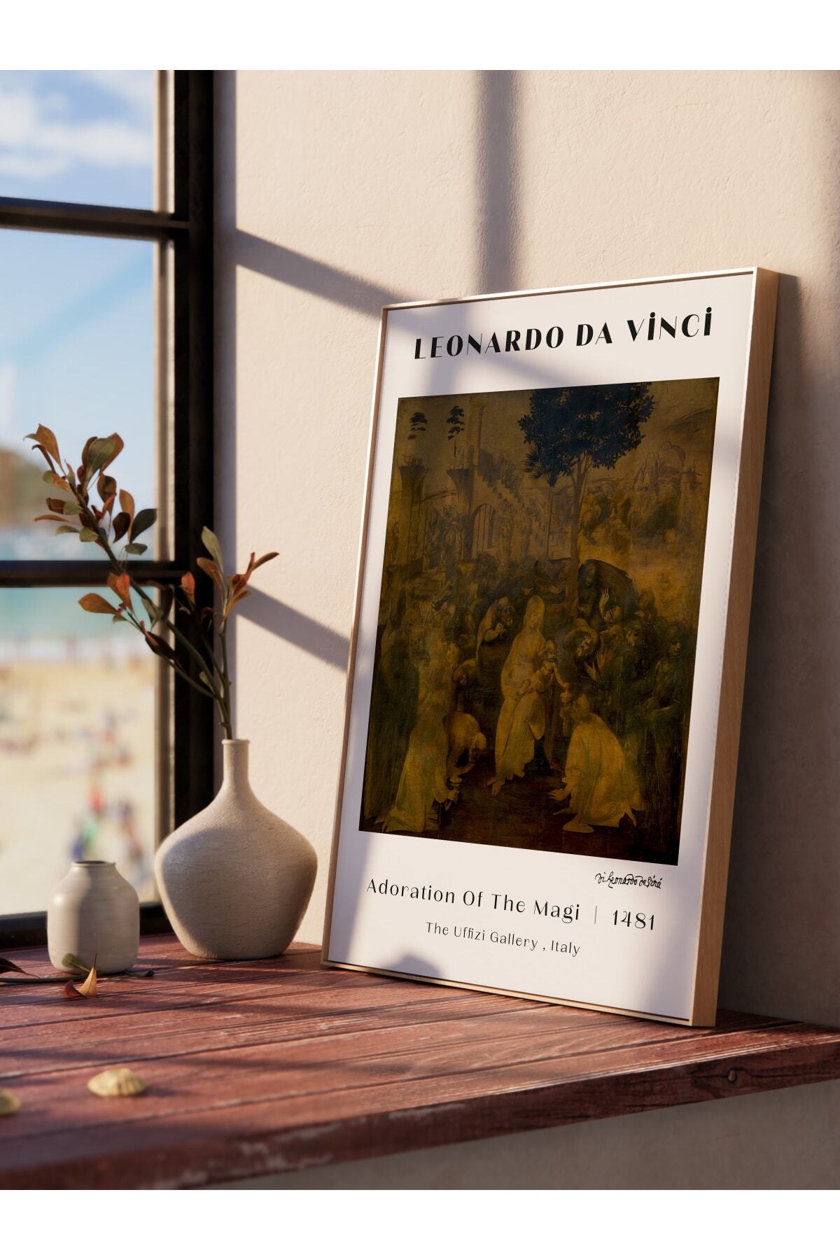 Leonardo Da Vinci Duvar Posteri - Duvar Dekoru - Sanat Serisi Posterleri - Kalın Kağıt - Çerçevesiz