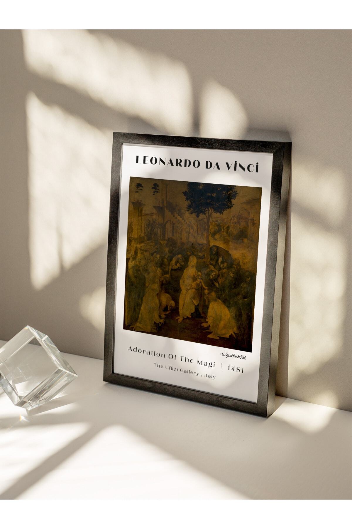 Leonardo Da Vinci Duvar Posteri - Duvar Dekoru - Sanat Serisi Posterleri - Kalın Kağıt - Çerçevesiz