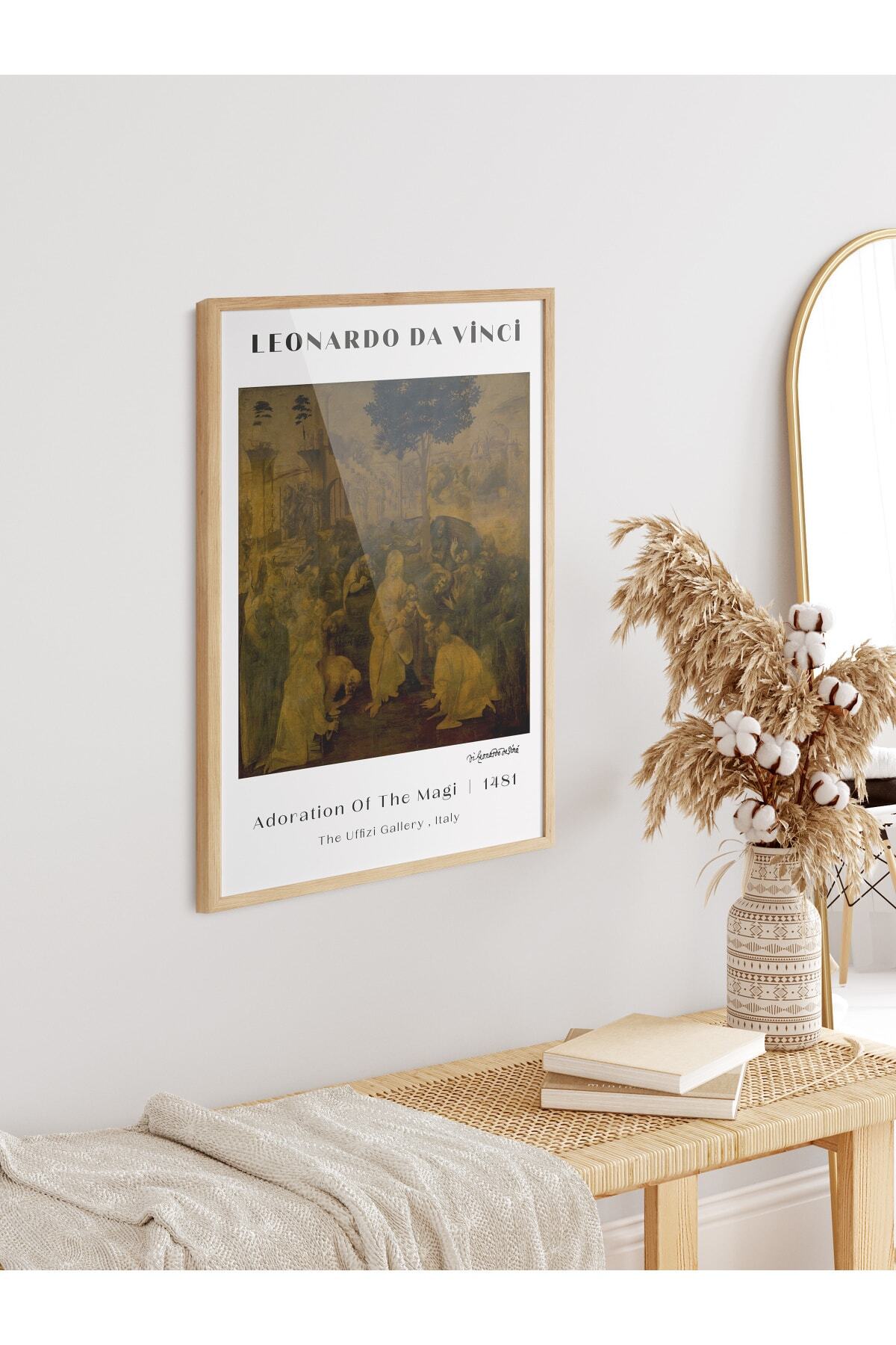Leonardo Da Vinci Duvar Posteri - Duvar Dekoru - Sanat Serisi Posterleri - Kalın Kağıt - Çerçevesiz