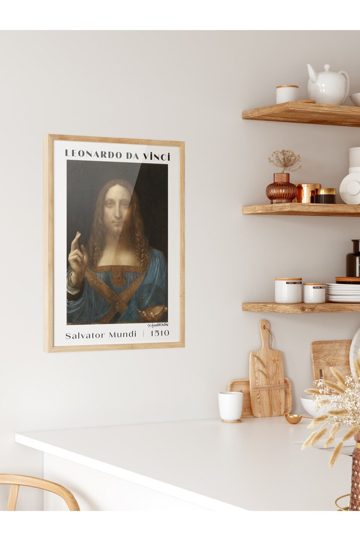Leonardo Da Vinci Duvar Posteri - Duvar Dekoru - Sanat Serisi Posterleri - Kalın Kağıt - Çerçevesiz