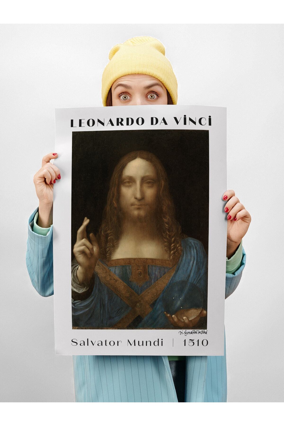 Leonardo Da Vinci Duvar Posteri - Duvar Dekoru - Sanat Serisi Posterleri - Kalın Kağıt - Çerçevesiz