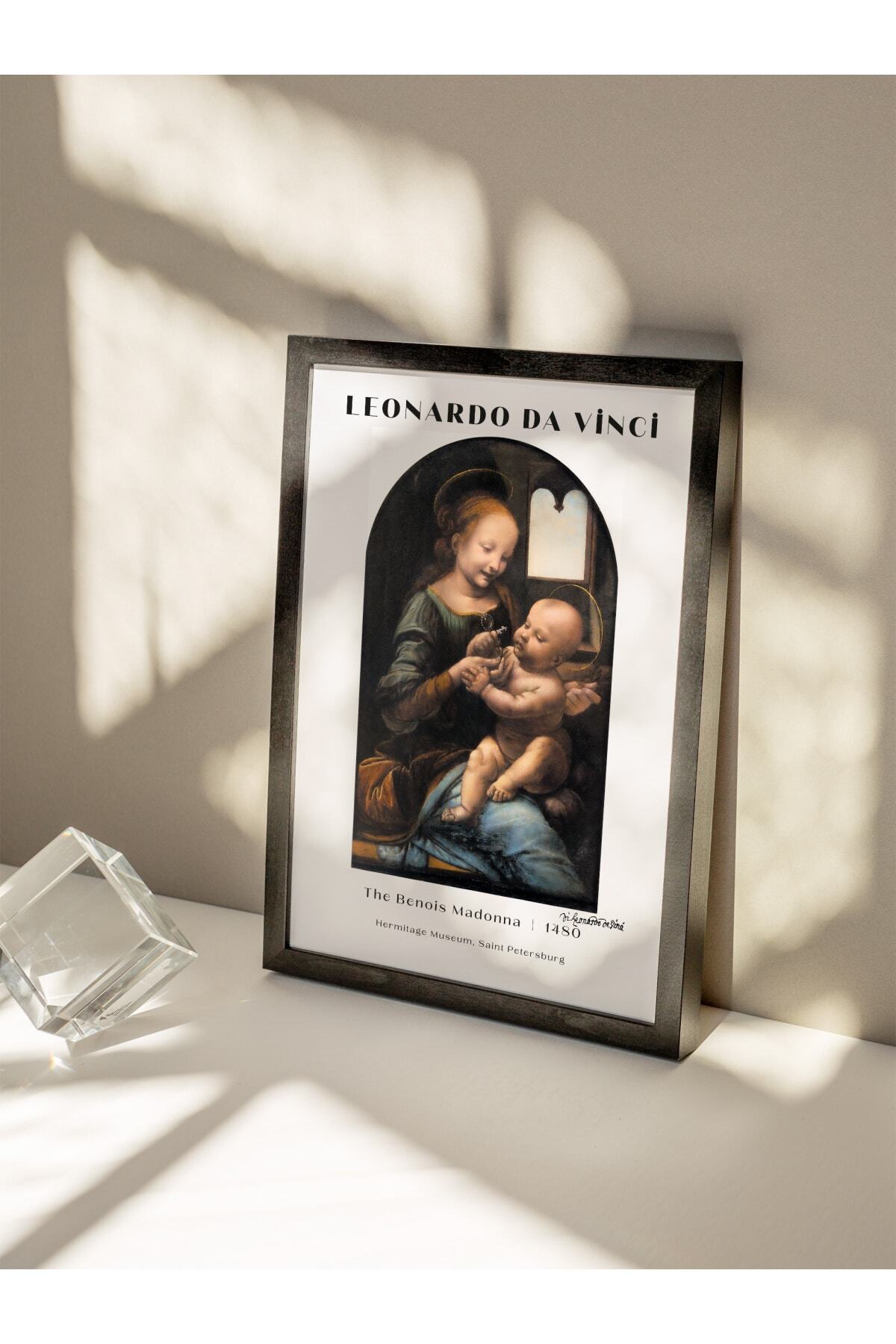 Leonardo Da Vinci Duvar Posteri - Duvar Dekoru - Sanat Serisi Posterleri - Kalın Kağıt - Çerçevesiz