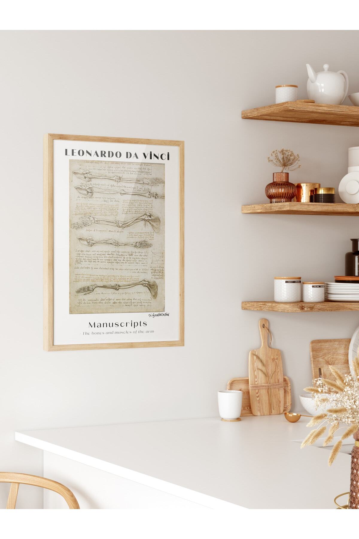 Leonardo Da Vinci Duvar Posteri - Duvar Dekoru - Sanat Serisi Posterleri - Kalın Kağıt - Çerçevesiz