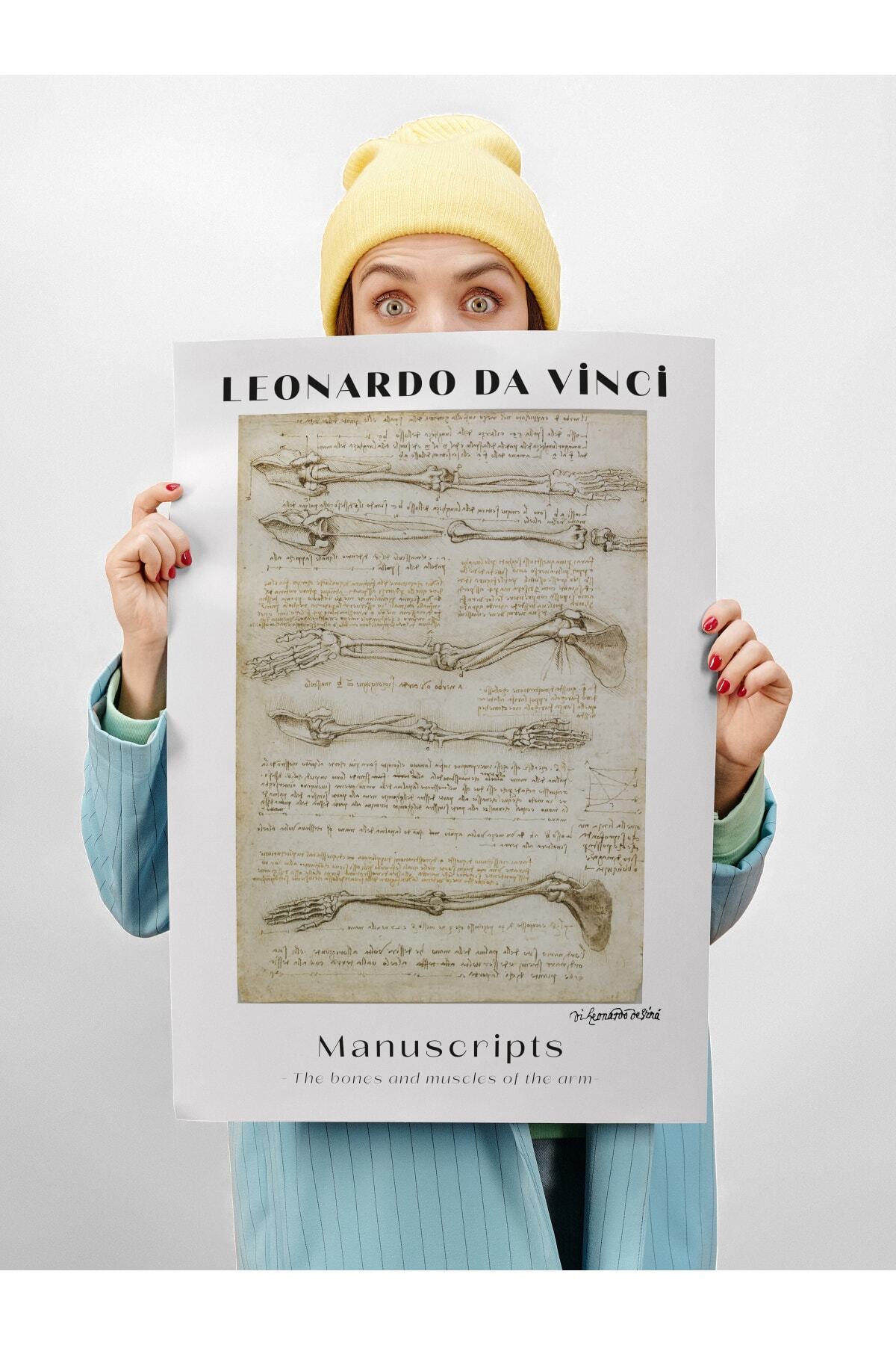 Leonardo Da Vinci Duvar Posteri - Duvar Dekoru - Sanat Serisi Posterleri - Kalın Kağıt - Çerçevesiz