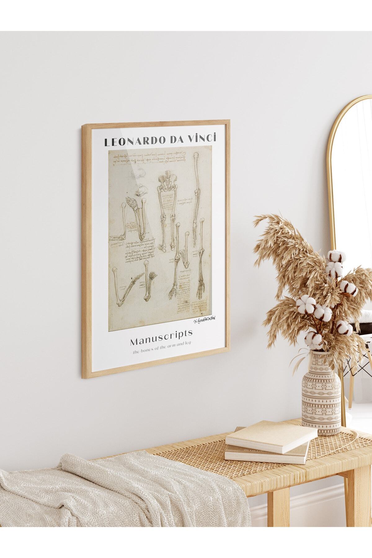 Leonardo Da Vinci Duvar Posteri - Duvar Dekoru - Sanat Serisi Posterleri - Kalın Kağıt - Çerçevesiz