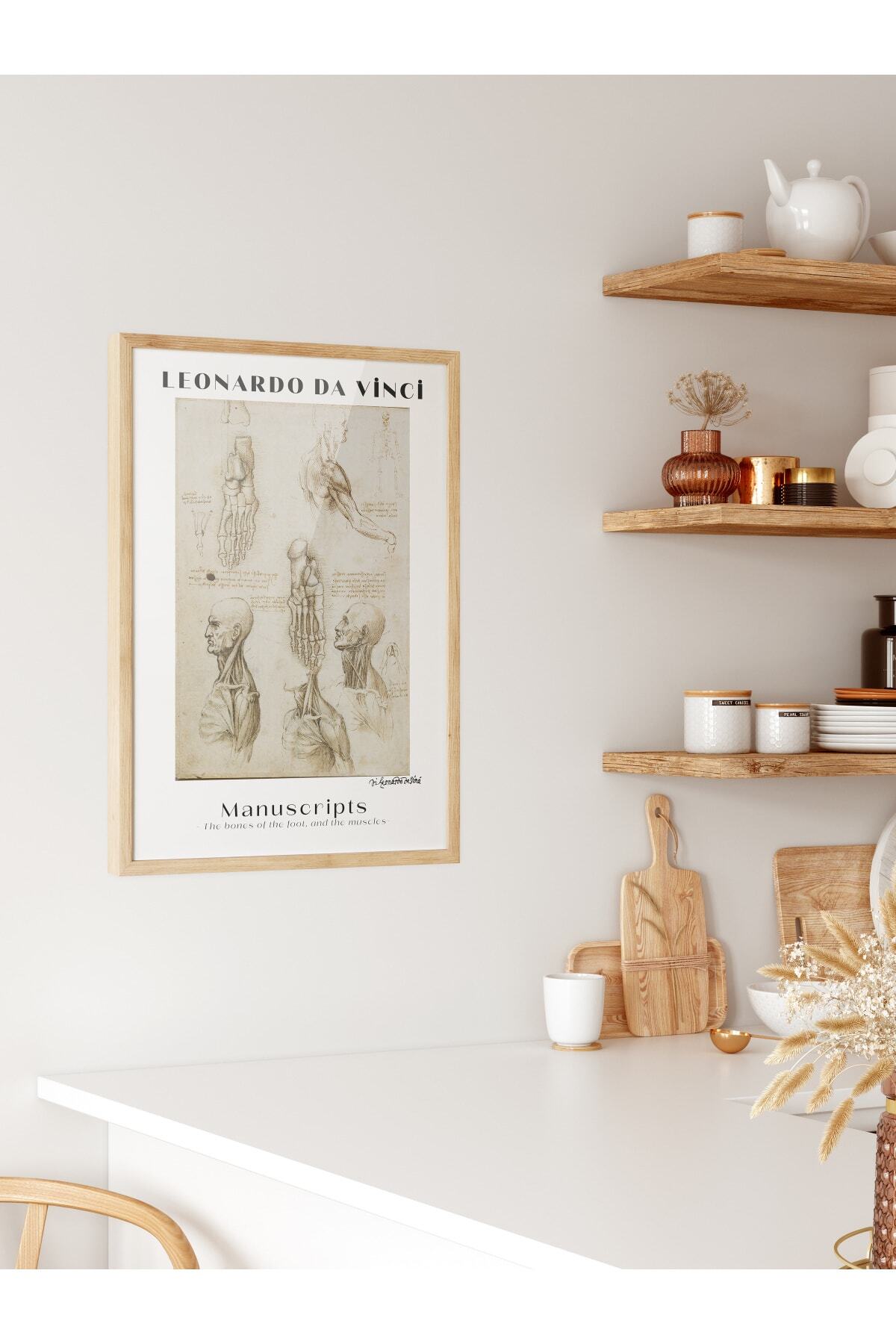 Leonardo Da Vinci Duvar Posteri - Duvar Dekoru - Sanat Serisi Posterleri - Kalın Kağıt - Çerçevesiz