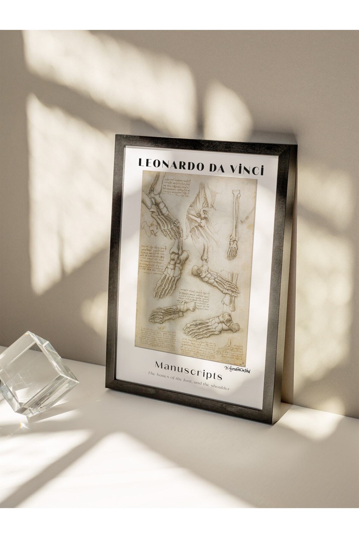 Leonardo Da Vinci Duvar Posteri - Duvar Dekoru - Sanat Serisi Posterleri - Kalın Kağıt - Çerçevesiz