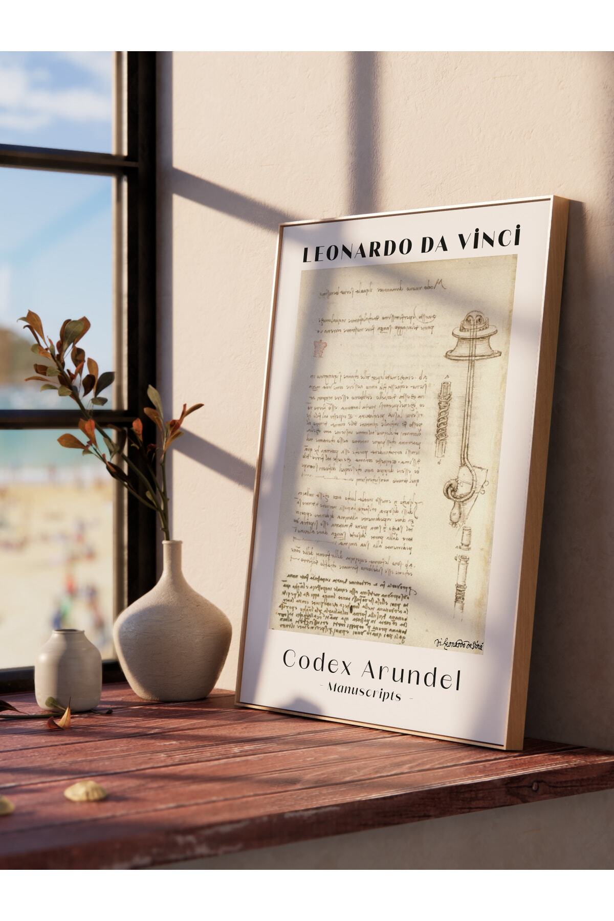 Leonardo Da Vinci Duvar Posteri - Duvar Dekoru - Sanat Serisi Posterleri - Kalın Kağıt - Çerçevesiz