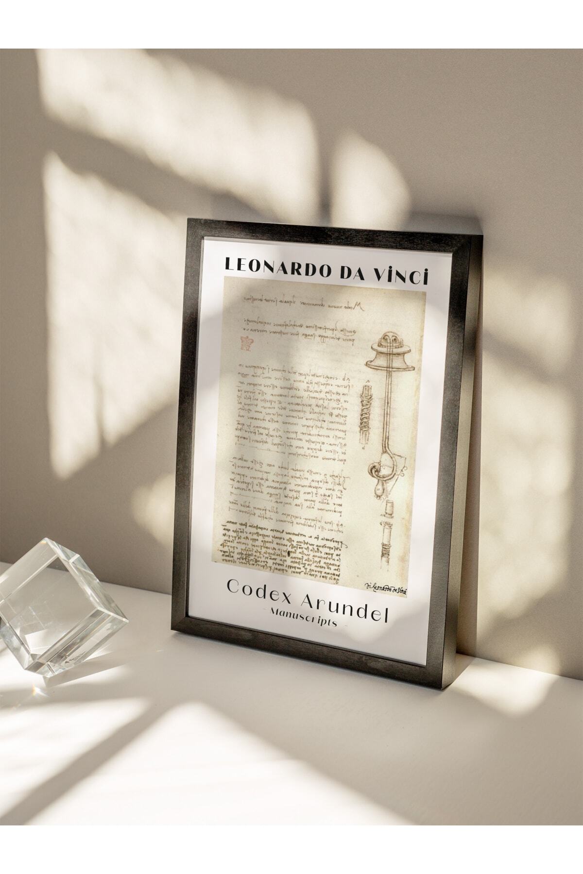 Leonardo Da Vinci Duvar Posteri - Duvar Dekoru - Sanat Serisi Posterleri - Kalın Kağıt - Çerçevesiz