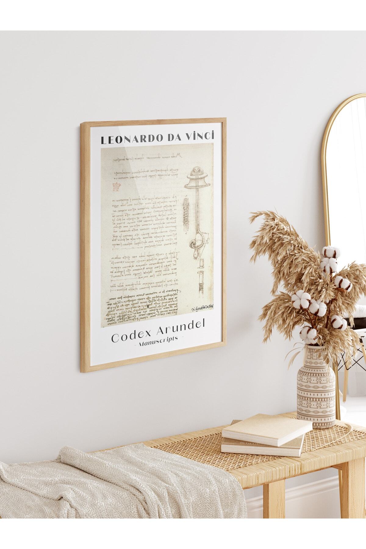 Leonardo Da Vinci Duvar Posteri - Duvar Dekoru - Sanat Serisi Posterleri - Kalın Kağıt - Çerçevesiz