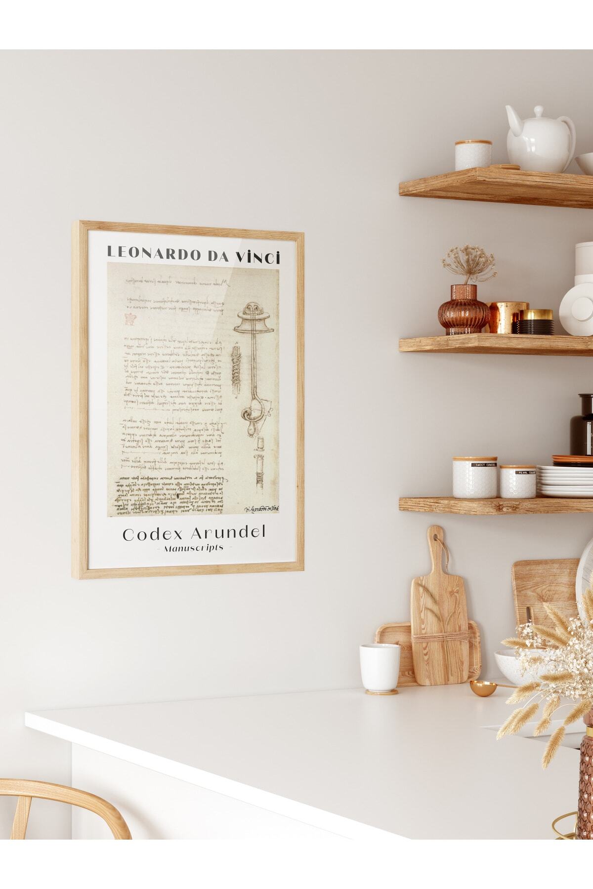 Leonardo Da Vinci Duvar Posteri - Duvar Dekoru - Sanat Serisi Posterleri - Kalın Kağıt - Çerçevesiz