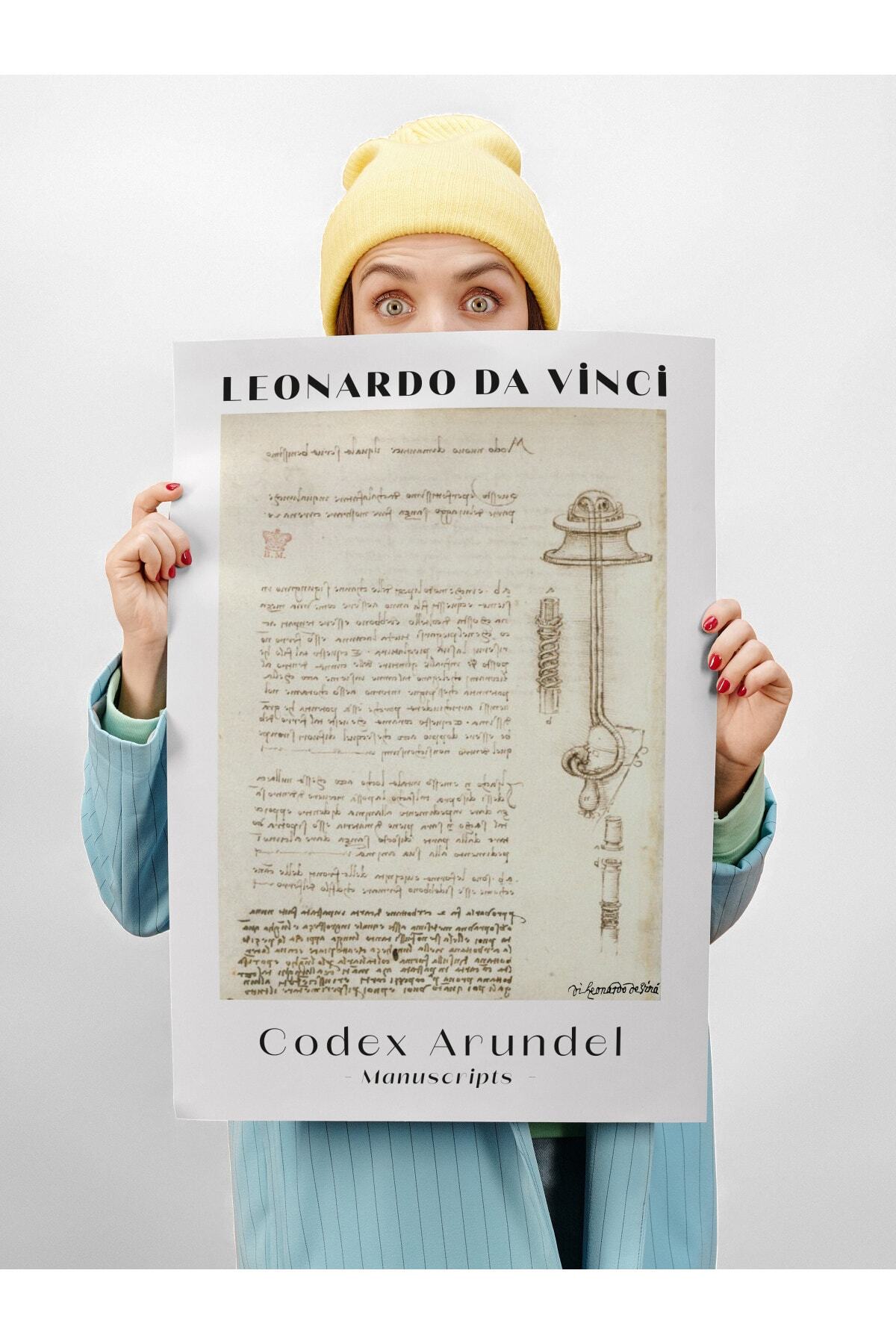 Leonardo Da Vinci Duvar Posteri - Duvar Dekoru - Sanat Serisi Posterleri - Kalın Kağıt - Çerçevesiz