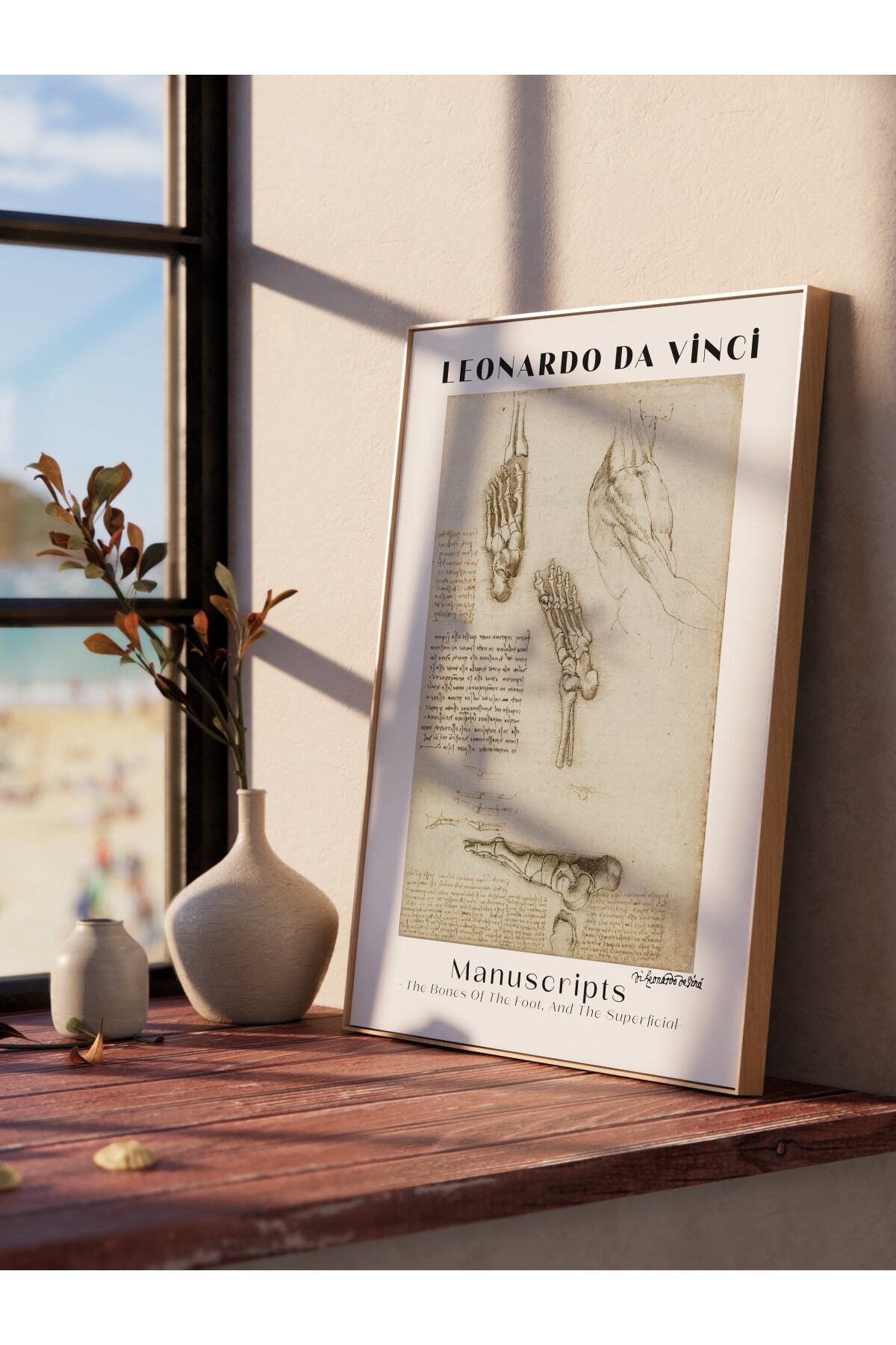 Leonardo Da Vinci Duvar Posteri - Duvar Dekoru - Sanat Serisi Posterleri - Kalın Kağıt - Çerçevesiz