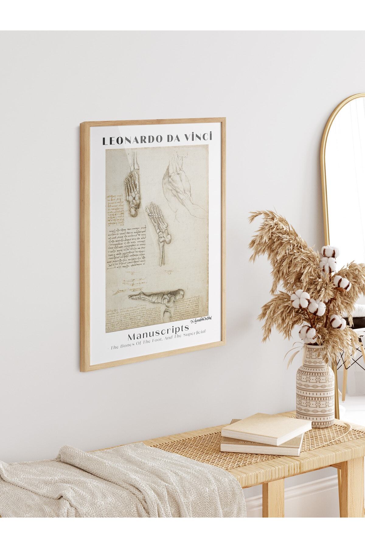 Leonardo Da Vinci Duvar Posteri - Duvar Dekoru - Sanat Serisi Posterleri - Kalın Kağıt - Çerçevesiz