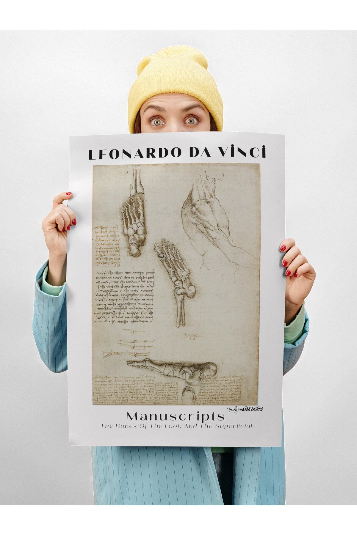 Leonardo Da Vinci Duvar Posteri - Duvar Dekoru - Sanat Serisi Posterleri - Kalın Kağıt - Çerçevesiz
