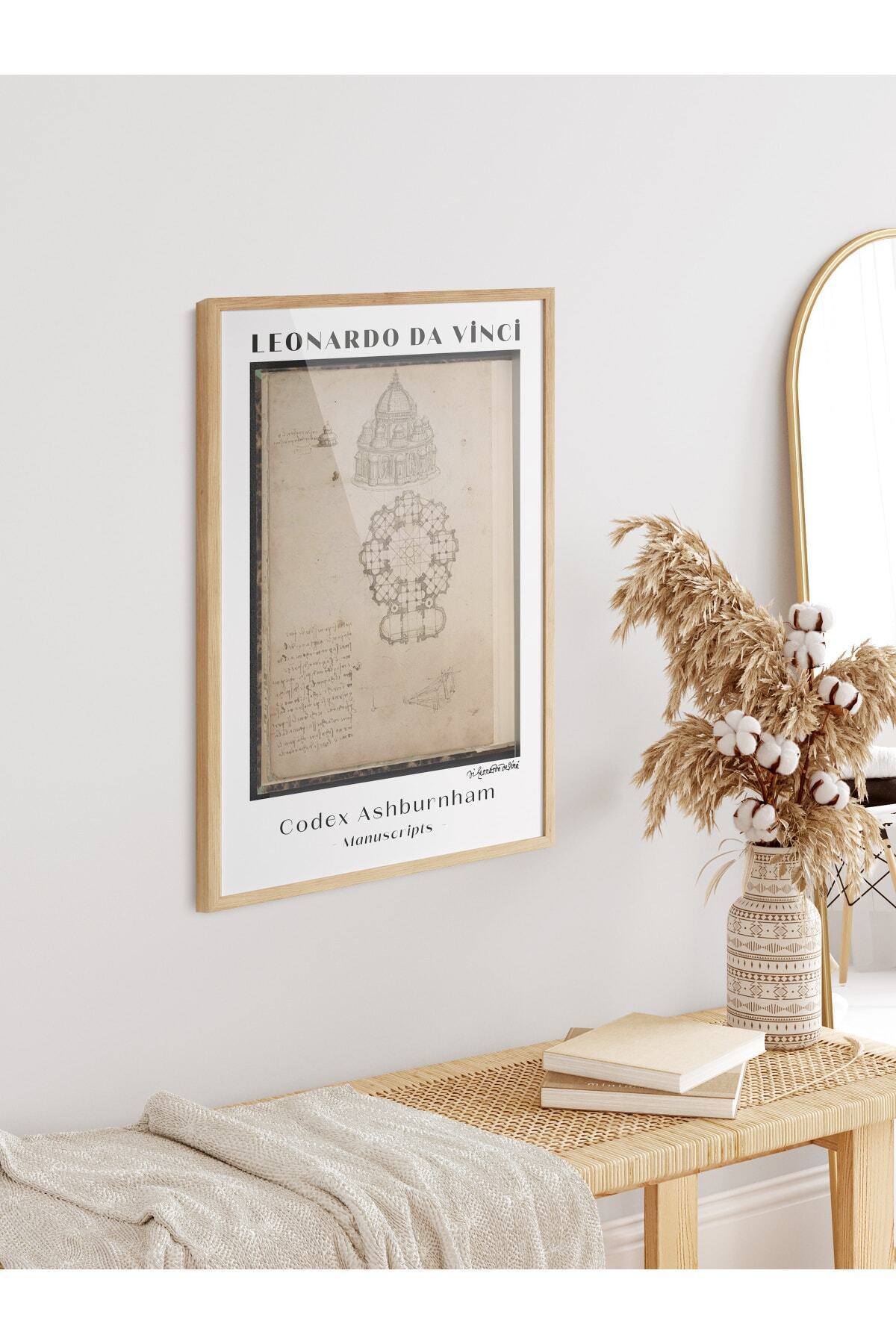 Leonardo Da Vinci Duvar Posteri - Duvar Dekoru - Sanat Serisi Posterleri - Kalın Kağıt - Çerçevesiz