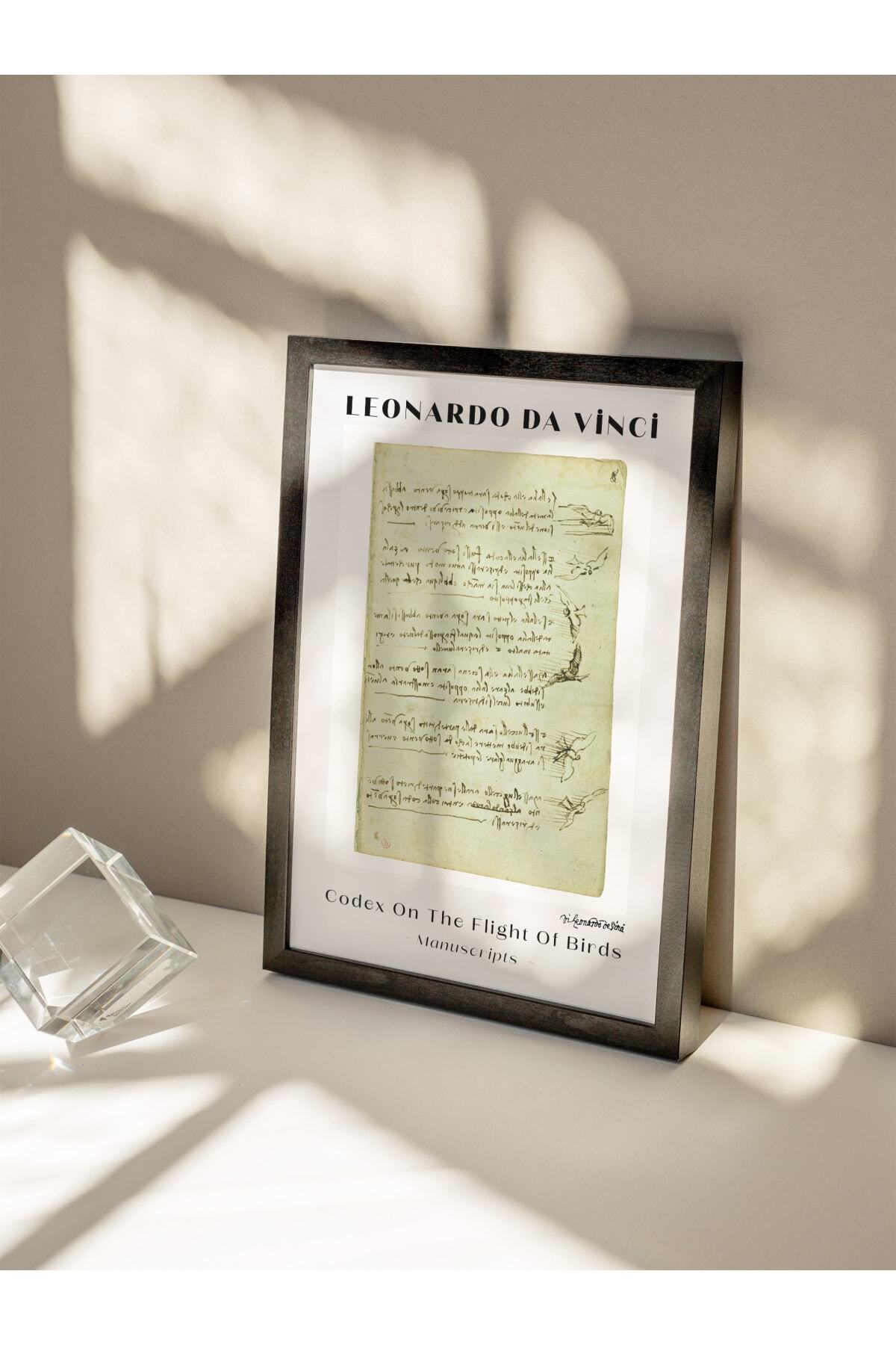 Leonardo Da Vinci Duvar Posteri - Duvar Dekoru - Sanat Serisi Posterleri - Kalın Kağıt - Çerçevesiz