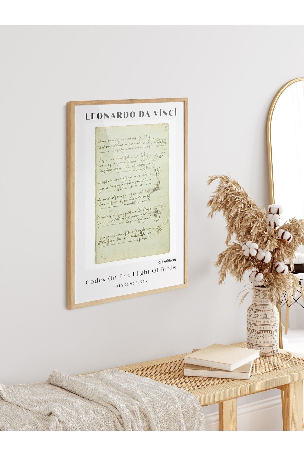 Leonardo Da Vinci Duvar Posteri - Duvar Dekoru - Sanat Serisi Posterleri - Kalın Kağıt - Çerçevesiz