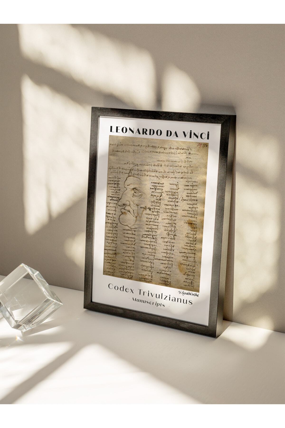 Leonardo Da Vinci Duvar Posteri - Duvar Dekoru - Sanat Serisi Posterleri - Kalın Kağıt - Çerçevesiz