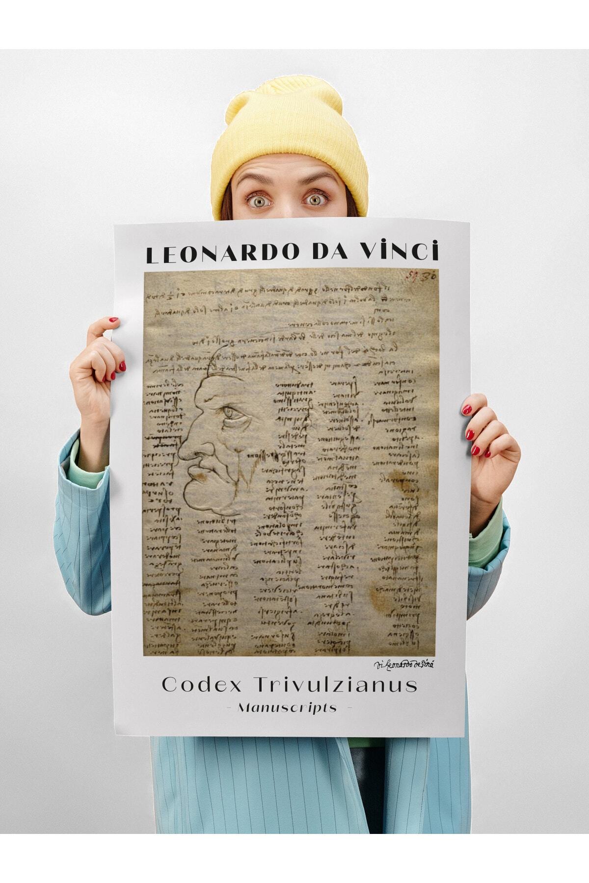 Leonardo Da Vinci Duvar Posteri - Duvar Dekoru - Sanat Serisi Posterleri - Kalın Kağıt - Çerçevesiz