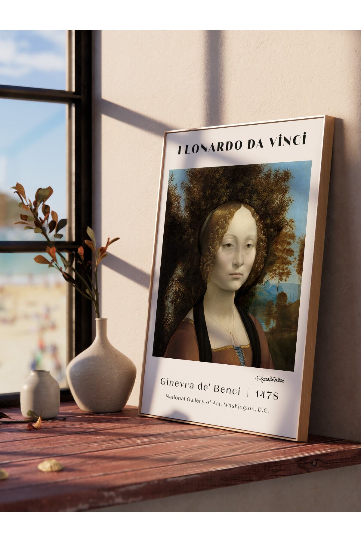 Leonardo Da Vinci Duvar Posteri - Duvar Dekoru - Sanat Serisi Posterleri - Kalın Kağıt - Çerçevesiz