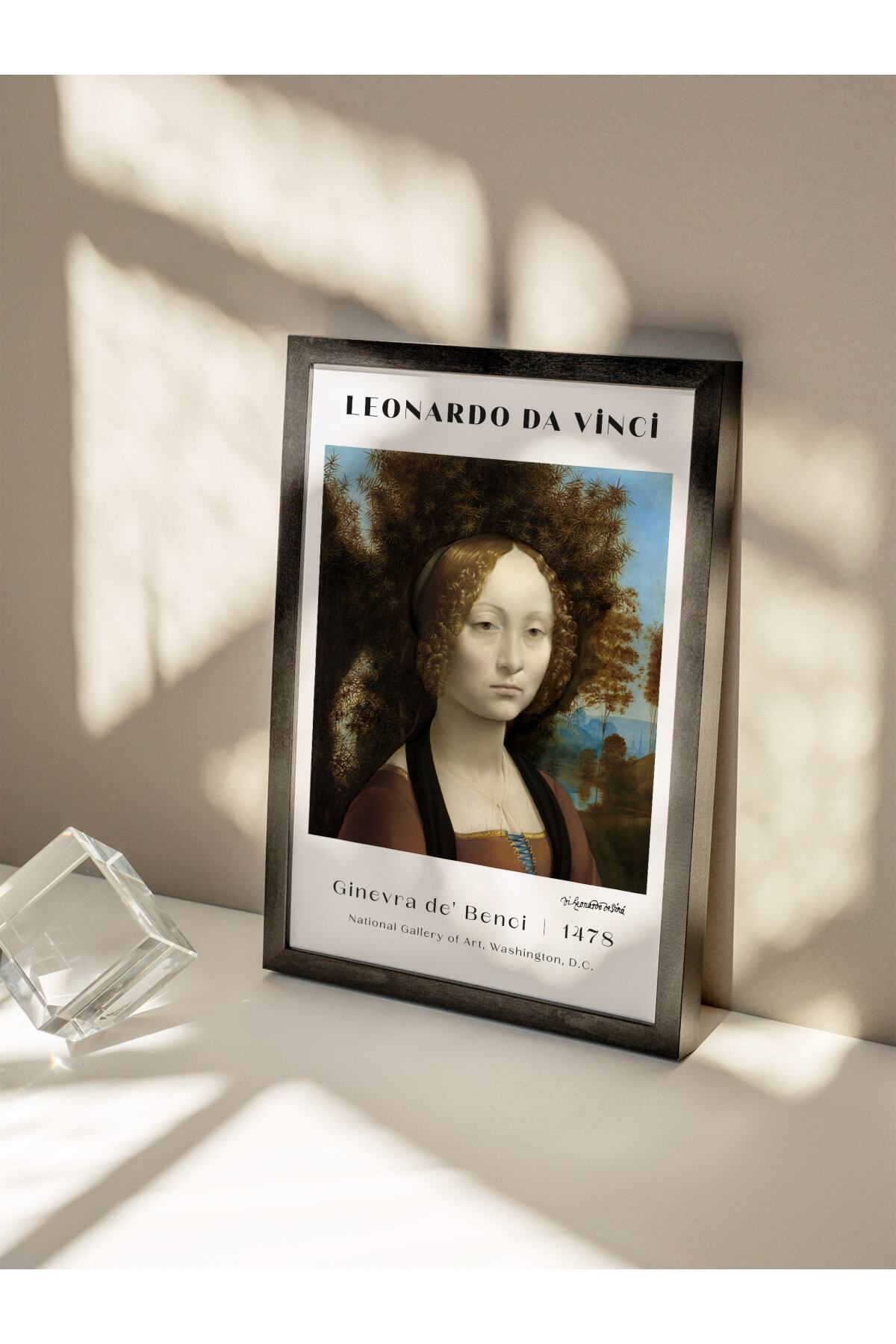 Leonardo Da Vinci Duvar Posteri - Duvar Dekoru - Sanat Serisi Posterleri - Kalın Kağıt - Çerçevesiz