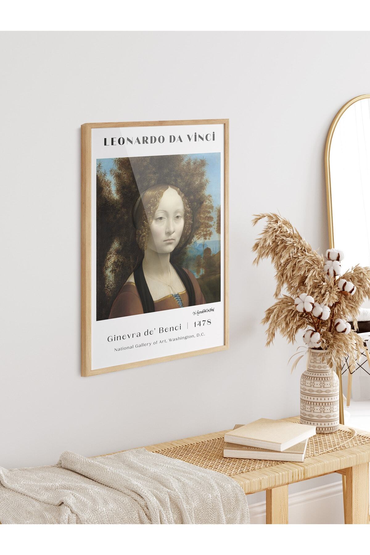 Leonardo Da Vinci Duvar Posteri - Duvar Dekoru - Sanat Serisi Posterleri - Kalın Kağıt - Çerçevesiz