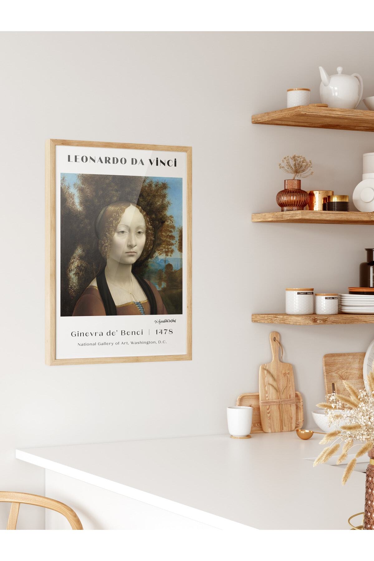 Leonardo Da Vinci Duvar Posteri - Duvar Dekoru - Sanat Serisi Posterleri - Kalın Kağıt - Çerçevesiz