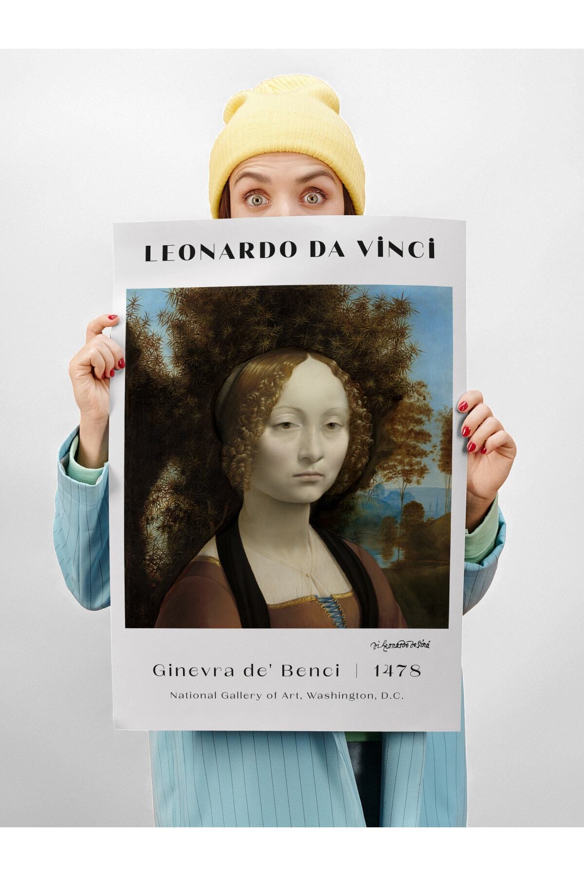 Leonardo Da Vinci Duvar Posteri - Duvar Dekoru - Sanat Serisi Posterleri - Kalın Kağıt - Çerçevesiz