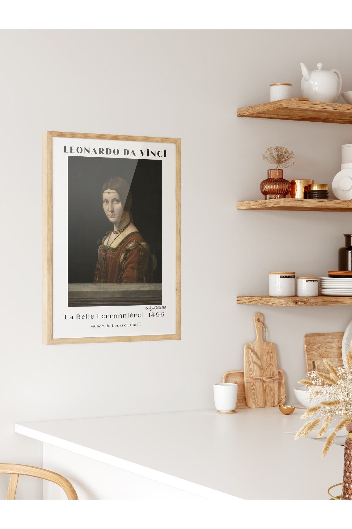 Leonardo Da Vinci Duvar Posteri - Duvar Dekoru - Sanat Serisi Posterleri - Kalın Kağıt - Çerçevesiz