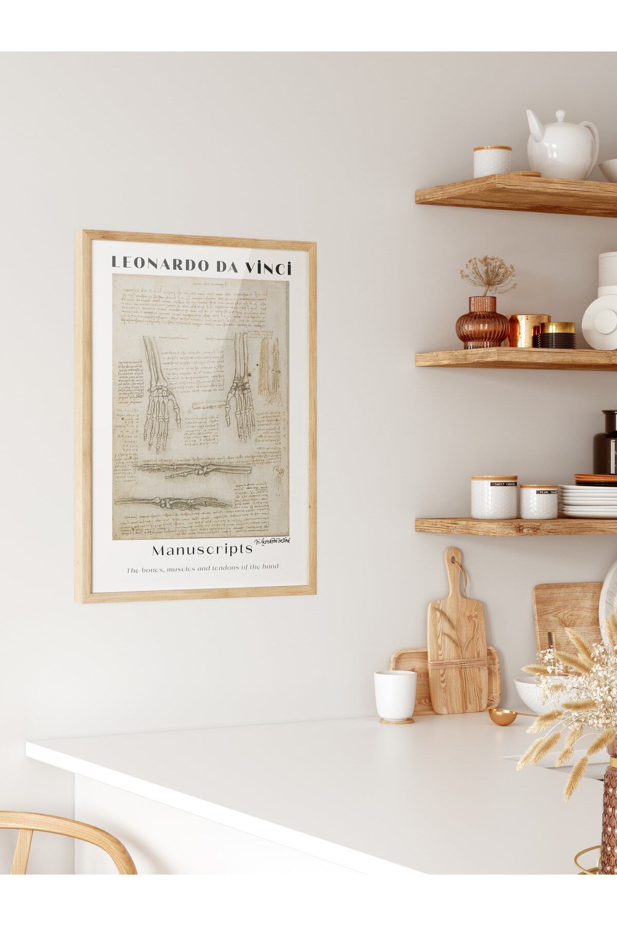 Leonardo Da Vinci Duvar Posteri - Duvar Dekoru - Sanat Serisi Posterleri - Kalın Kağıt - Çerçevesiz