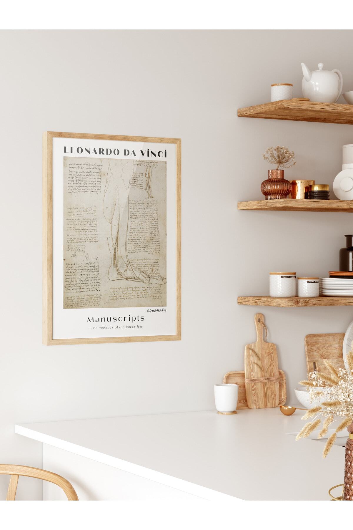 Leonardo Da Vinci Duvar Posteri - Duvar Dekoru - Sanat Serisi Posterleri - Kalın Kağıt - Çerçevesiz
