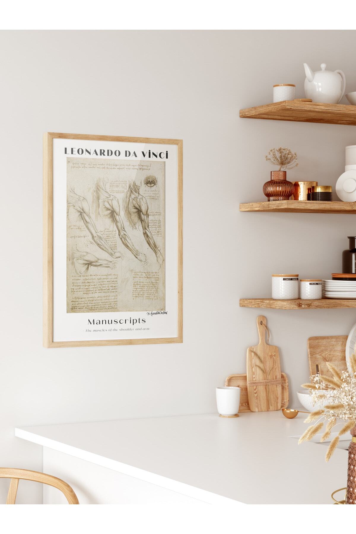 Leonardo Da Vinci Duvar Posteri - Duvar Dekoru - Sanat Serisi Posterleri - Kalın Kağıt - Çerçevesiz