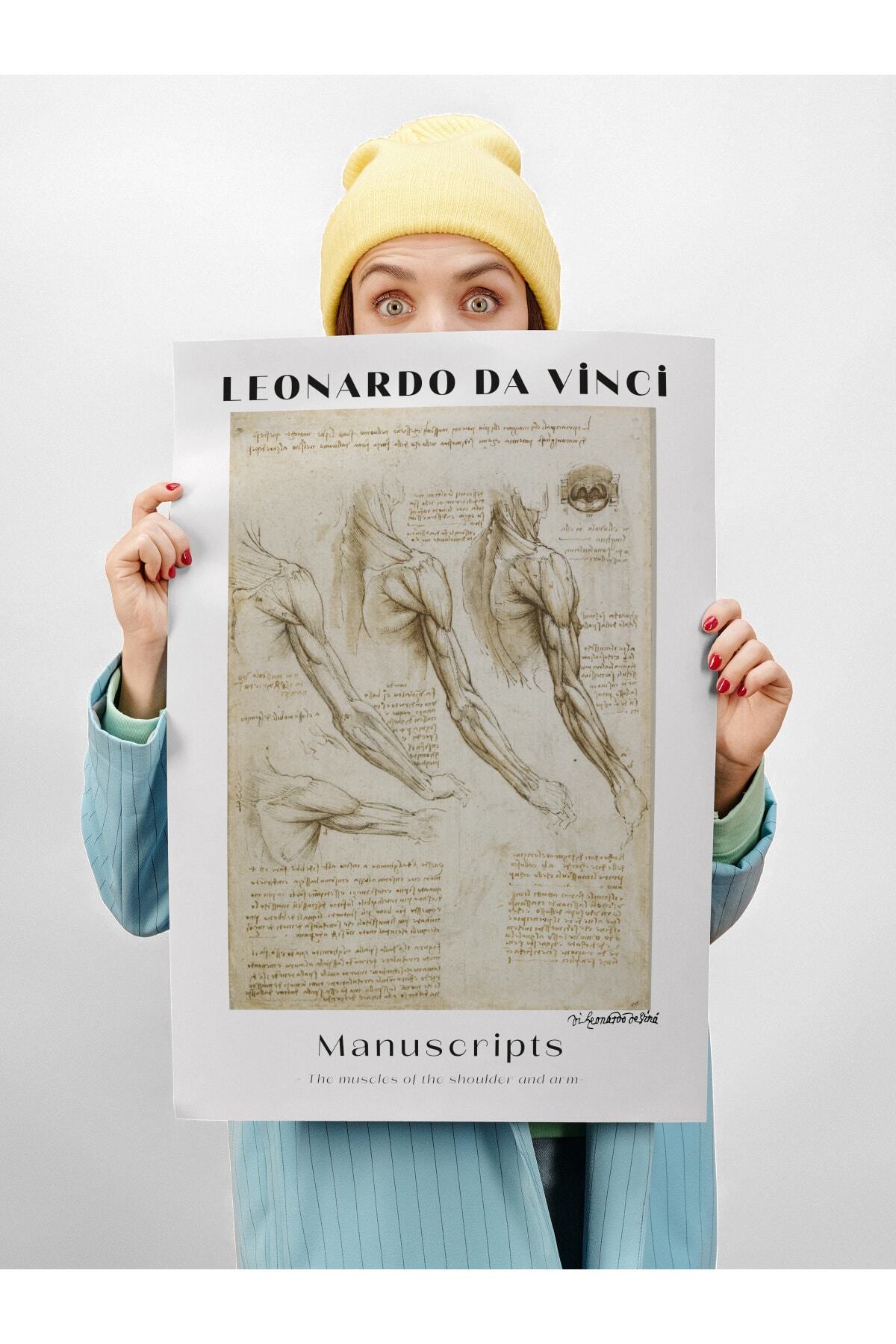Leonardo Da Vinci Duvar Posteri - Duvar Dekoru - Sanat Serisi Posterleri - Kalın Kağıt - Çerçevesiz