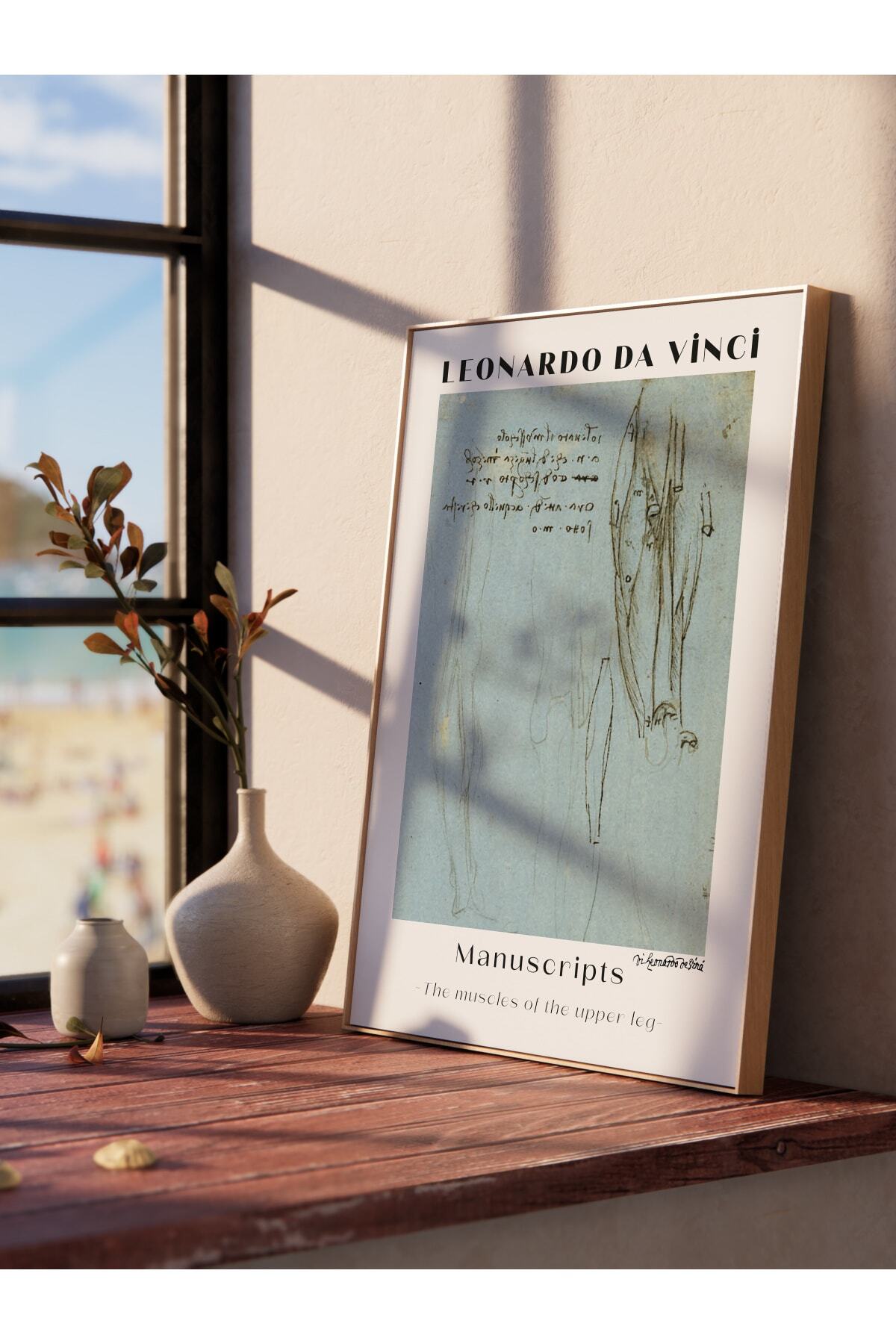 Leonardo Da Vinci Duvar Posteri - Duvar Dekoru - Sanat Serisi Posterleri - Kalın Kağıt - Çerçevesiz