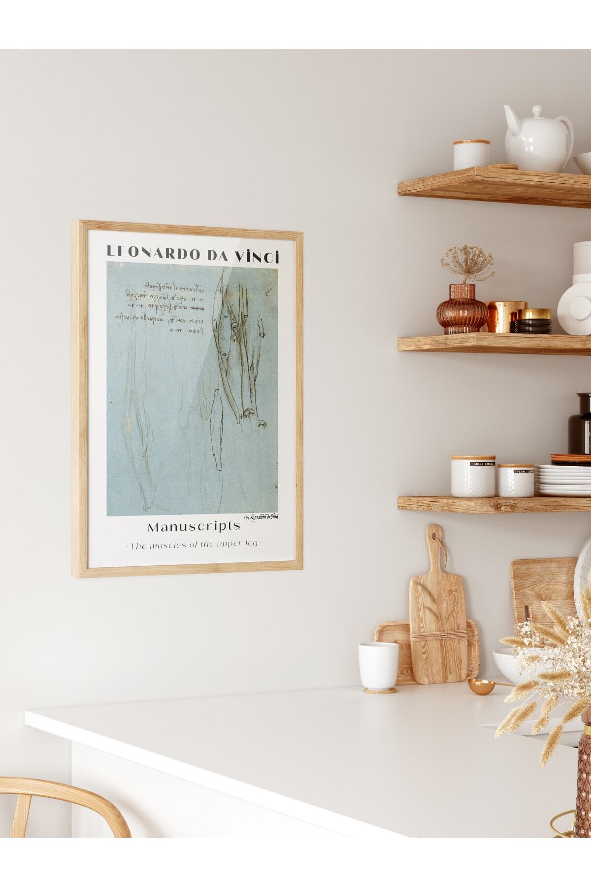 Leonardo Da Vinci Duvar Posteri - Duvar Dekoru - Sanat Serisi Posterleri - Kalın Kağıt - Çerçevesiz