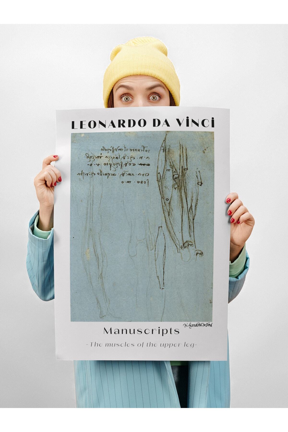 Leonardo Da Vinci Duvar Posteri - Duvar Dekoru - Sanat Serisi Posterleri - Kalın Kağıt - Çerçevesiz