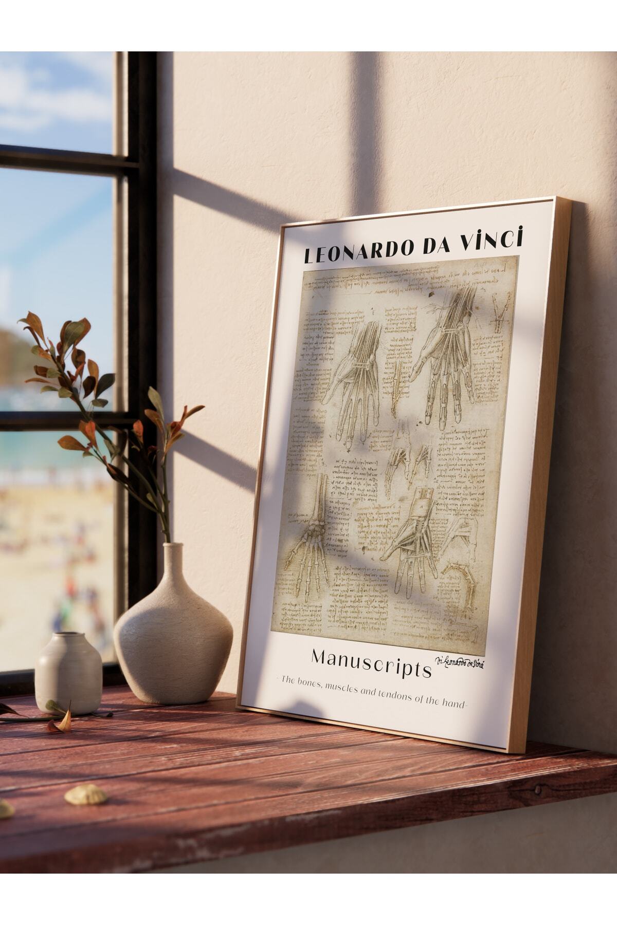 Leonardo Da Vinci Duvar Posteri - Duvar Dekoru - Sanat Serisi Posterleri - Kalın Kağıt - Çerçevesiz