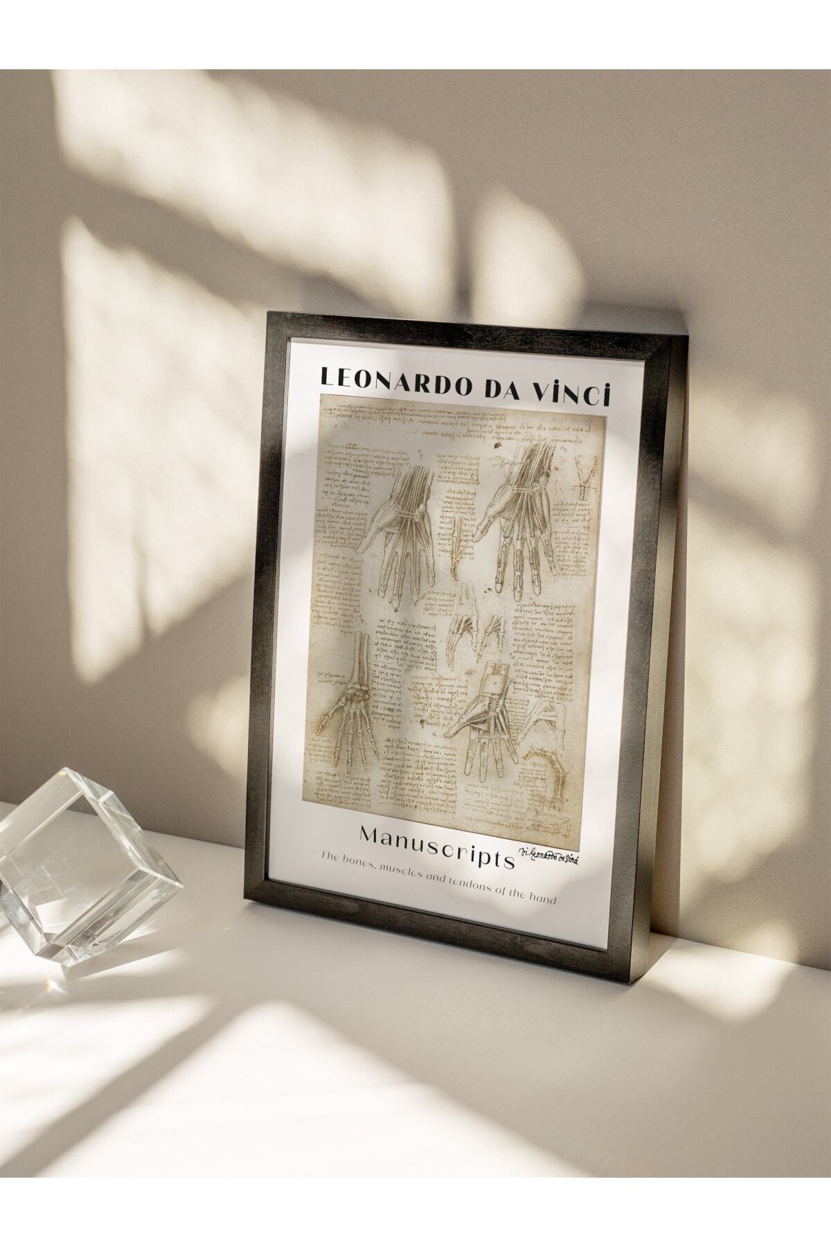 Leonardo Da Vinci Duvar Posteri - Duvar Dekoru - Sanat Serisi Posterleri - Kalın Kağıt - Çerçevesiz