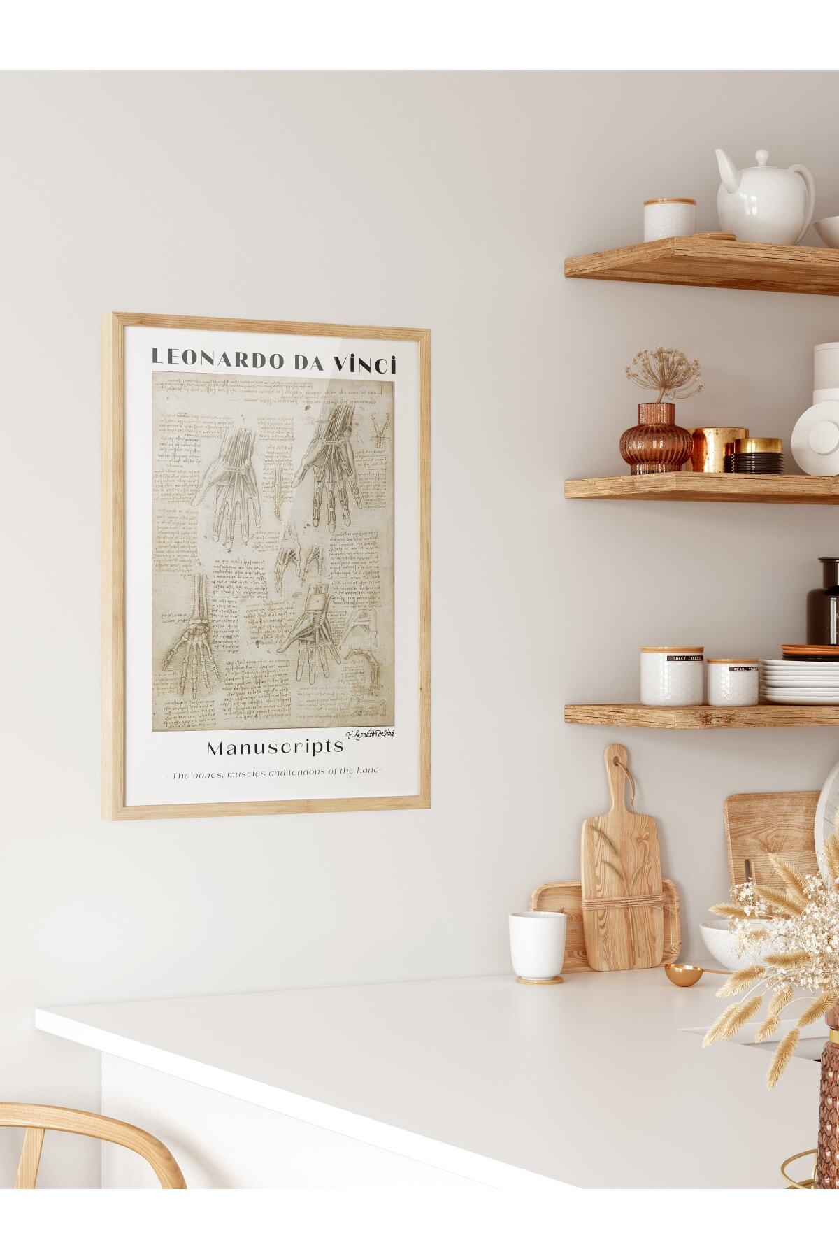 Leonardo Da Vinci Duvar Posteri - Duvar Dekoru - Sanat Serisi Posterleri - Kalın Kağıt - Çerçevesiz