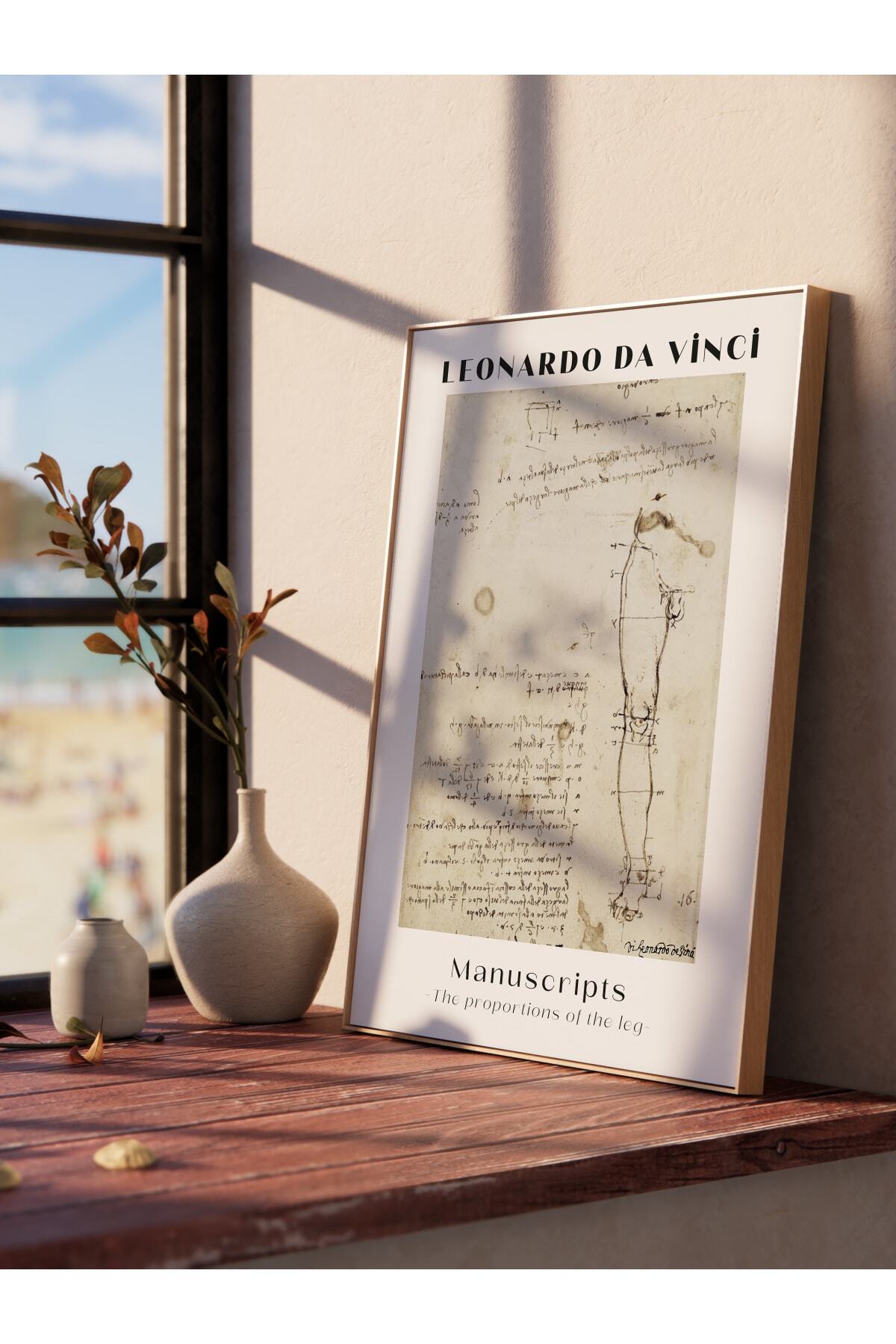 Leonardo Da Vinci Duvar Posteri - Duvar Dekoru - Sanat Serisi Posterleri - Kalın Kağıt - Çerçevesiz